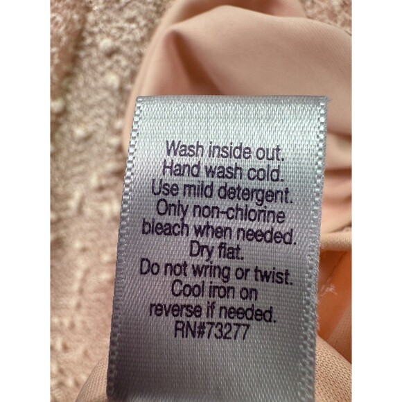 Jennifer Lopez XXL Pink Textured Sequin Sheath Dress Long Sleeve Party Cocktail - Picture 15 of 16